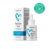 Serum Hydra Boost cu 4% acid glicolic și 1% ectoină pentru ten uscat, 30 ml