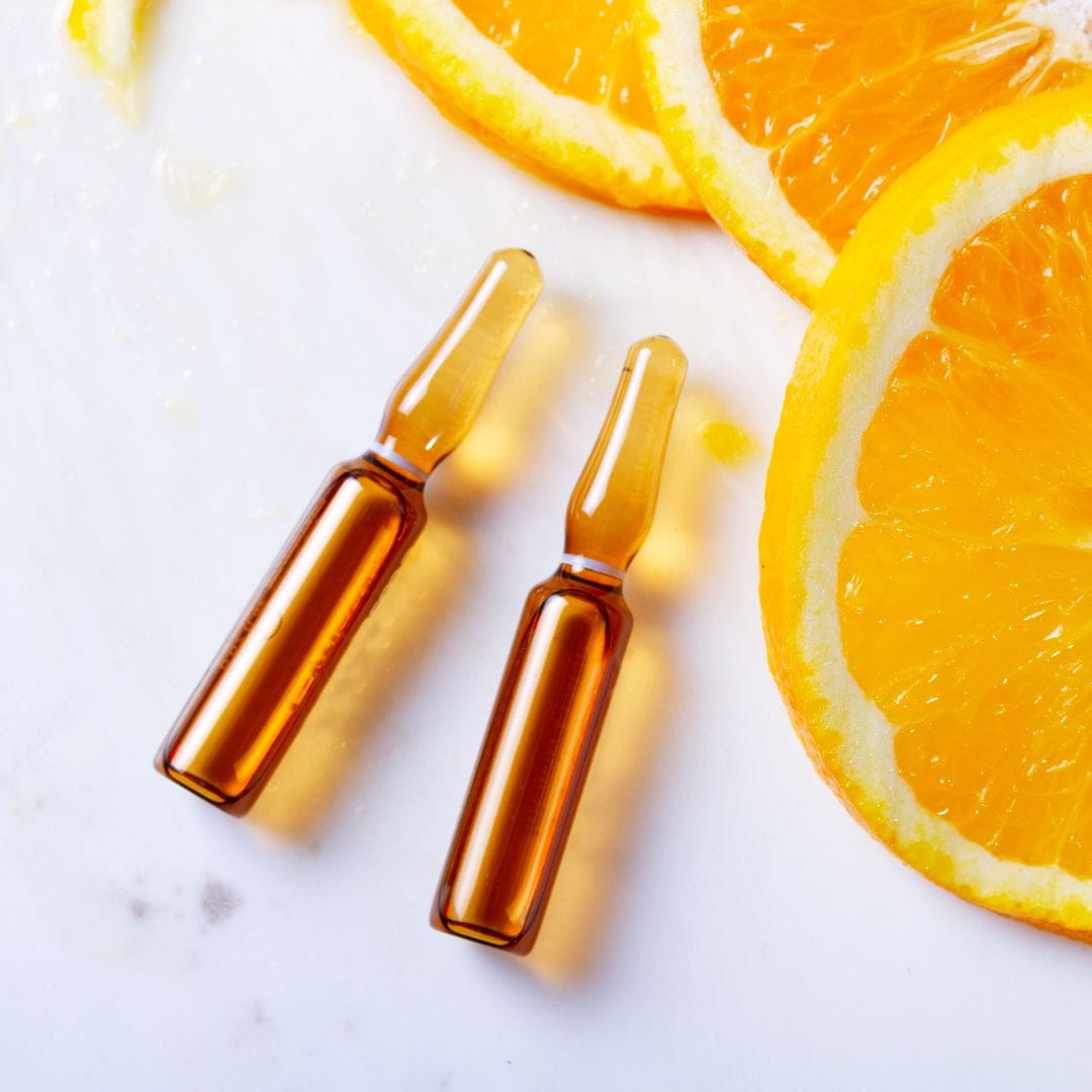 Vitamina C lipozomală și fiolele pentru față