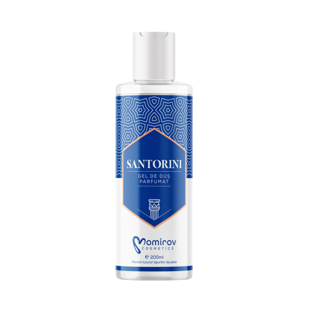Gel de duș parfumat Santorini, 200 ml