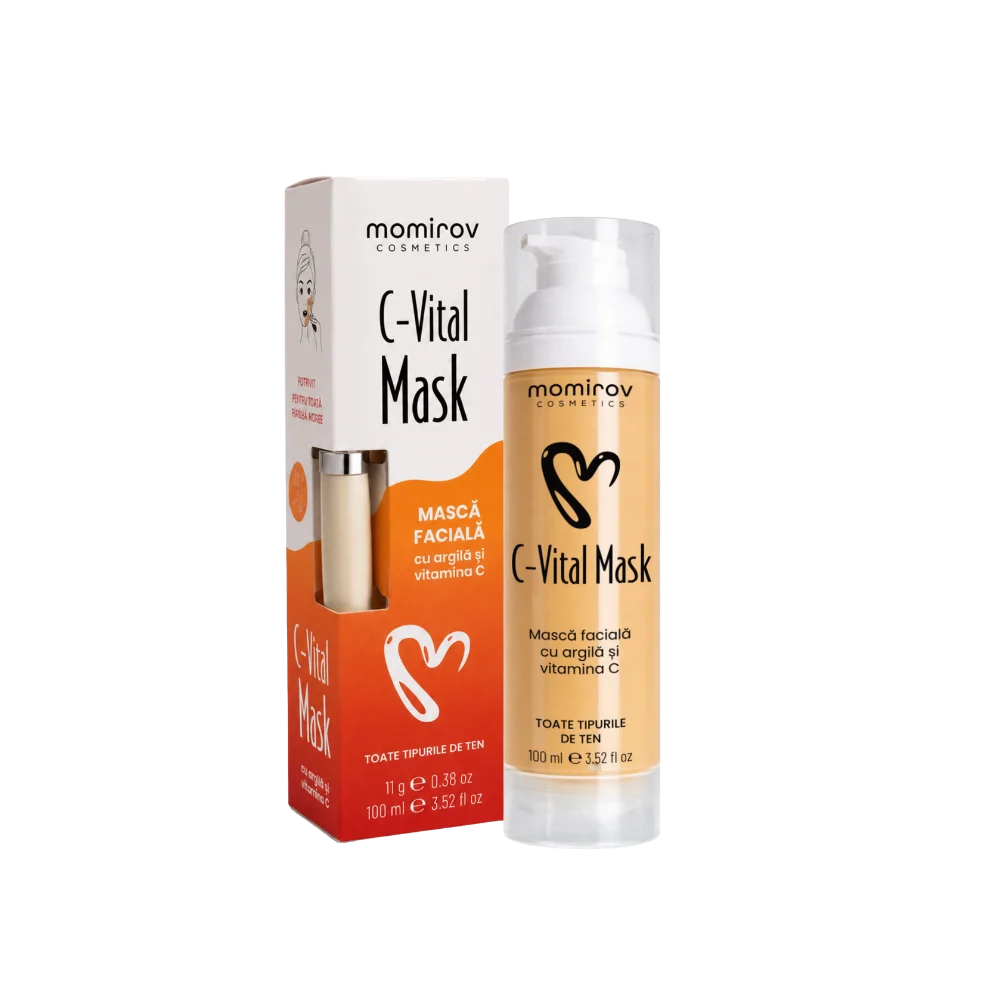 Mască Facială C-Vital cu Argilă și Vitamina C, 100 ml
