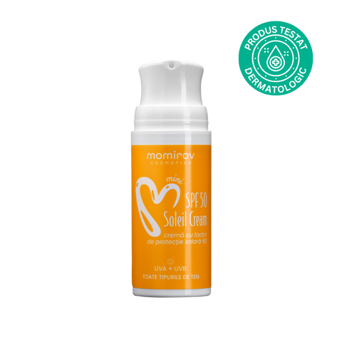 Mini Cremă Soleil cu factor de protecție solară SPF 50, 15 ml
