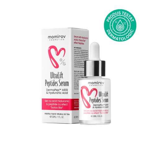 Serum Ultralift cu peptide și acid hialuronic, 30 ml