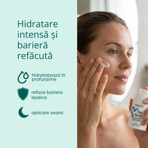 Cremă nutritivă Hydra Max cu Squalane și acid hialuronic pentru ten uscat, 50 ml