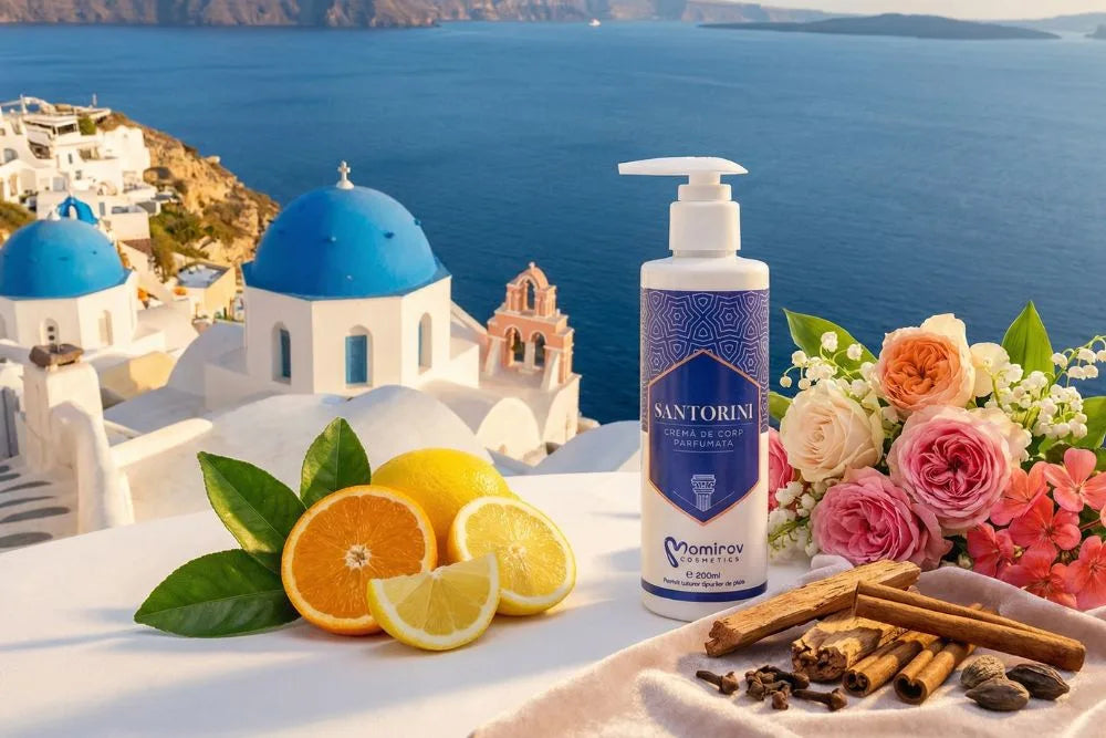 Cremă de corp parfumată Santorini, 200 ml