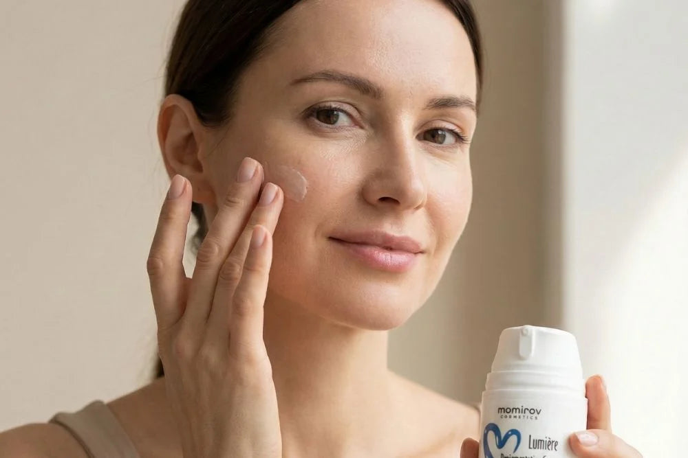 Cremă depigmentantă Lumière cu Melavoid și acid kojic pentru pete maronii, 50 ml