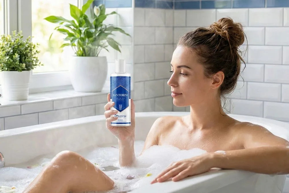 Gel de duș parfumat Santorini, 200 ml