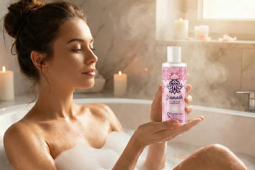 Gel de duș parfumat Damask, 200 ml