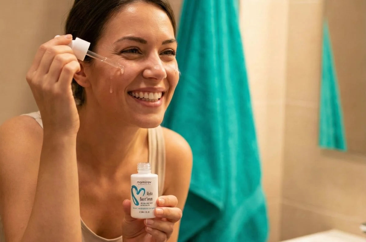 Kit HydraMax cu ser și cremă pentru tenul uscat