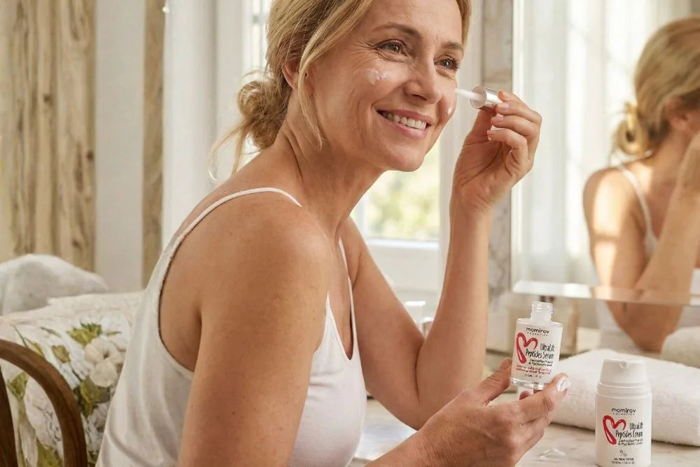 Kit Ultralift Peptides cu ser și cremă pentru reducerea ridurilor