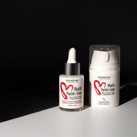 Kit Ultralift Peptides cu ser și cremă pentru reducerea ridurilor