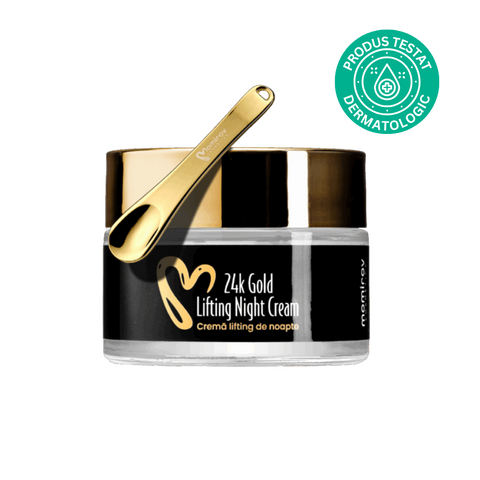 Cremă lifting de noapte 24K cu aur și 10% Tens-up, 50 ml
