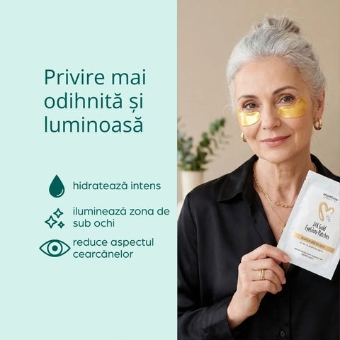 Plasturi hidrogel pentru ochi 24K Eyeglow - 2 buc