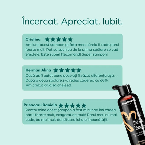 Șampon împotriva căderii părului cu 5% Baicapil și Pantenol, 200 ml