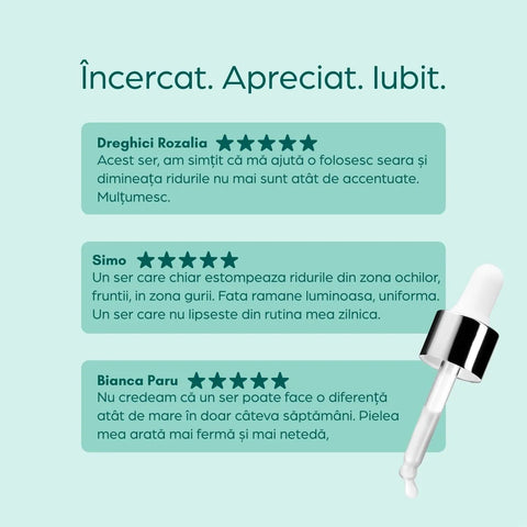 Serum Ultralift cu peptide și acid hialuronic, 30 ml