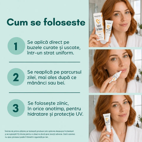 Balsam de buze Soleil cu SPF 30, 10 ml