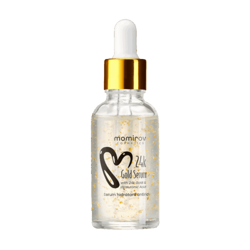Serum cu aur 24K și acid hialuronic, 30 ml