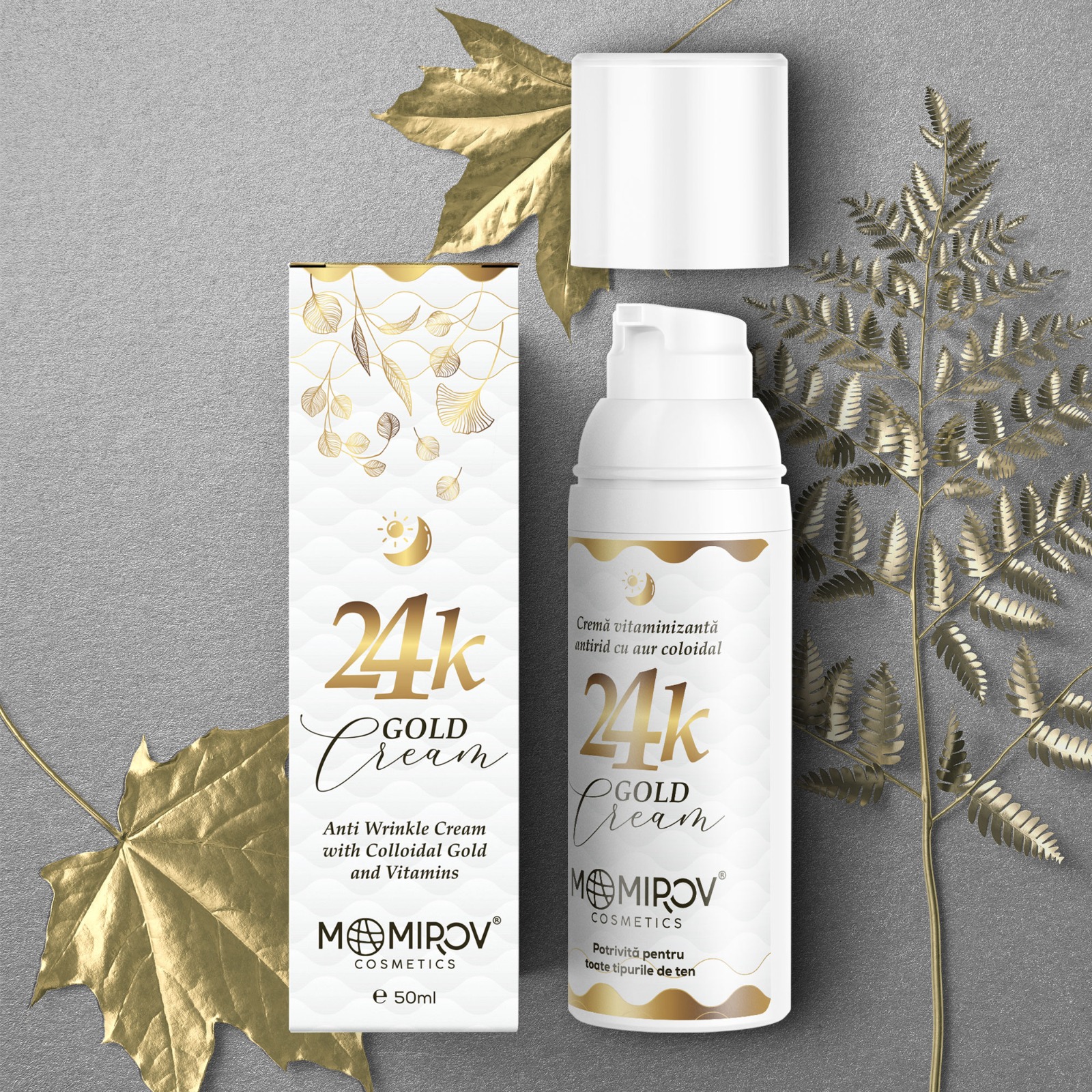 Rămâi tânără cu noul produs Gold Cream de la Momirov